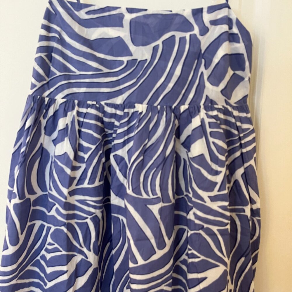 Rails Blue and White Printed Midi Dress - Picture 4 of 7